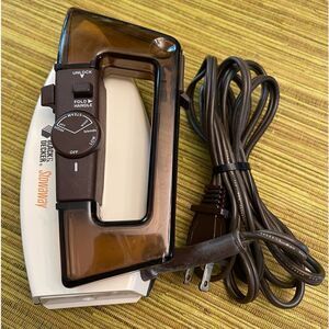 Travel Iron Black and Decker(1171WC) Stowaway 1988 vintage